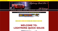 Desktop Screenshot of lightningquicksolos.globalhitshosting.com